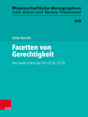 cover image of Facetten von Gerechtigkeit